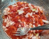 A picture of step 4 of Cilantro Picadillo.