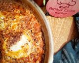 A picture of step 5 of Lentil Shakshuka.
