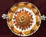 A picture of step 4 of Sama orange flavored halwa.