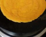 A picture of step 2 of Besan ke cheele ka raita.