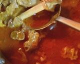 A picture of step 7 of Dehlis special Mutton trotters.