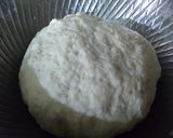 A picture of step 7 of Aloo kabab naan without oven serve with raita.