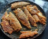 A picture of step 3 of Crispy bombil fish fry.