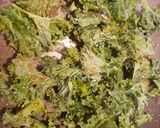 A picture of step 1 of Baked Kale Chips.