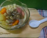 Foto langkah ke 3 dari resep Sup bakso jamur.