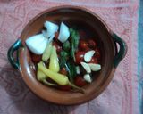 Foto del paso 1 de la receta: Pasta mexicana vegana de pelo de ángel de chile costeño y verduras el geras. México