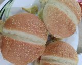 A picture of step 7 of Chicken Burger.