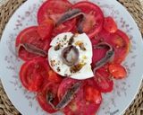 Foto del paso 8 de la receta: Ensalada de tomate, burrata y anchoas