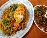 A picture of step 4 of Spicy stuffed crab Biryani 🦀.