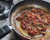 A picture of step 7 of Restaurant style bhindi masala.