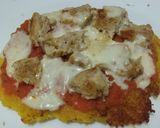 Foto del paso 10 de la receta: Arepizza🥯🌽🧀🍗🫓🥓🍅