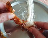 A picture of step 4 of Kunafa Prawns in Wasabi.