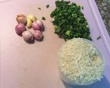 Hình bước làm 1 của món Cháo tôm