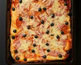 Pas rețetă Blat pufos pizza 2 fotografie