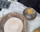 A picture of step 9 of Puran poli.