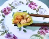 Hình bước làm 4 của món Há cảo tôm thịt làm đơn giản