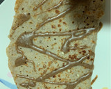 Foto del paso 3 de la receta: Crepes de avena y sarraceno con chocolate blanco s/a y crema de avellana🫔🫔