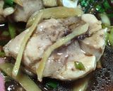 รูปขั้นตอนการทำที่ 5 ของ ไก่นึ่งเต้าเจี้ยว (โต้วเจียงเจิงจี)
