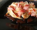 A picture of step 4 of Beef smokie Spaghetti with sauce.
