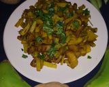 A picture of step 2 of Fried Vegetable.