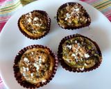 A picture of step 2 of Backed Spinach cheese corn muffins.