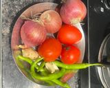 A picture of step 3 of Royal palak kaju masala.