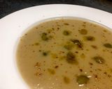 Krémleves chilis, fűszeres sült karfiollal, pirított tökmaggal a tetején recept fázis 5 fotója