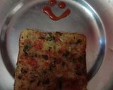 A picture of step 12 of Sooji bread toast.