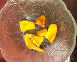 A picture of step 1 of Dry Mango Yoghurt.