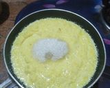 A picture of step 5 of Kesari Sama Rice halwa.