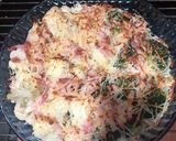 Foto del paso 6 de la receta Brócoli y coliflor con bacon y queso al horno