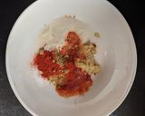 A picture of step 1 of Masala Fish Fry.