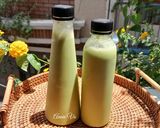 Hình bước làm 3 của món Smoothie sữa hạt cải bó xôi (rau chân vịt)