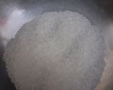 A picture of step 1 of Anday ka halwa.