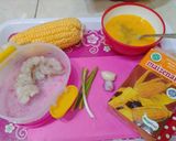 Foto langkah ke 1 dari resep Dadar Jagung Udang MPAsi 10m+.