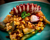 Foto del paso 16 de la receta: Arroz Meloso de Pulpo con Alcachofas paso a paso