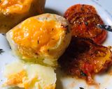 A picture of step 4 of Breakfast Baked Potatoes 🥔 🍳 🧀.