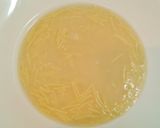 Foto del paso 4 de la receta: Sopa de pollo con fideos y yema de huevo