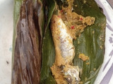 Brengkes/pepes Pindang (ikan sarden)
