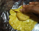 A picture of step 4 of Puran poli/purnam poori.
