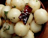 A picture of step 1 of Goli idli.