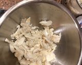 A picture of step 2 of Crab stuffed waffle.