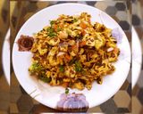 A picture of step 6 of Chana jor chaat.