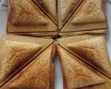 A picture of step 2 of Toasted sandwich #myhubby'sfavourite.