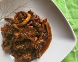 Foto langkah ke 3 dari resep Cumi Pedas Kunyit Segar.