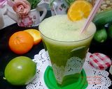 Foto langkah ke 3 dari resep Jus Timun Mint.