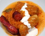 Töltött káposzta recept fázis 16 fotója