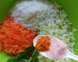 A picture of step 2 of Cabbage And Carrot Thoran.