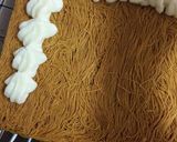 A picture of step 9 of Knafeh with Cream Filling.