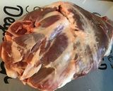Une image de l'étape 1 de Gigot d'agneau mariné, ail fumé.
